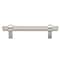 Gliderite Hardware 3-3/4 in. Center to Center Knurled Steel Bar Pull - 8006-96-SS 8006-96-SS-1 - alternate 1